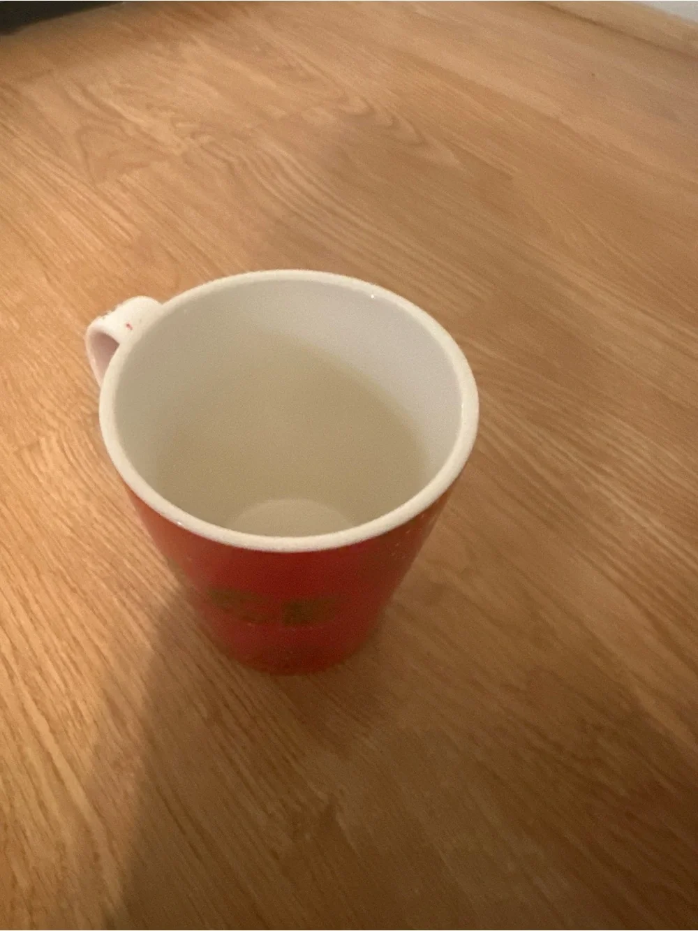 Red 'Peace' Holiday Ceramic Mug